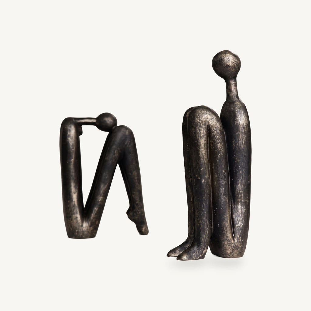 Lureto Set of 2 Human-Shaped Bookends